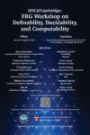 A poster with details about a math workshop on definability, decidability and computability.