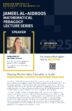 A poster for the Harvard math department 2025 Jameel Al-Aidroos Mathematical Pedagogy Lecture Series.