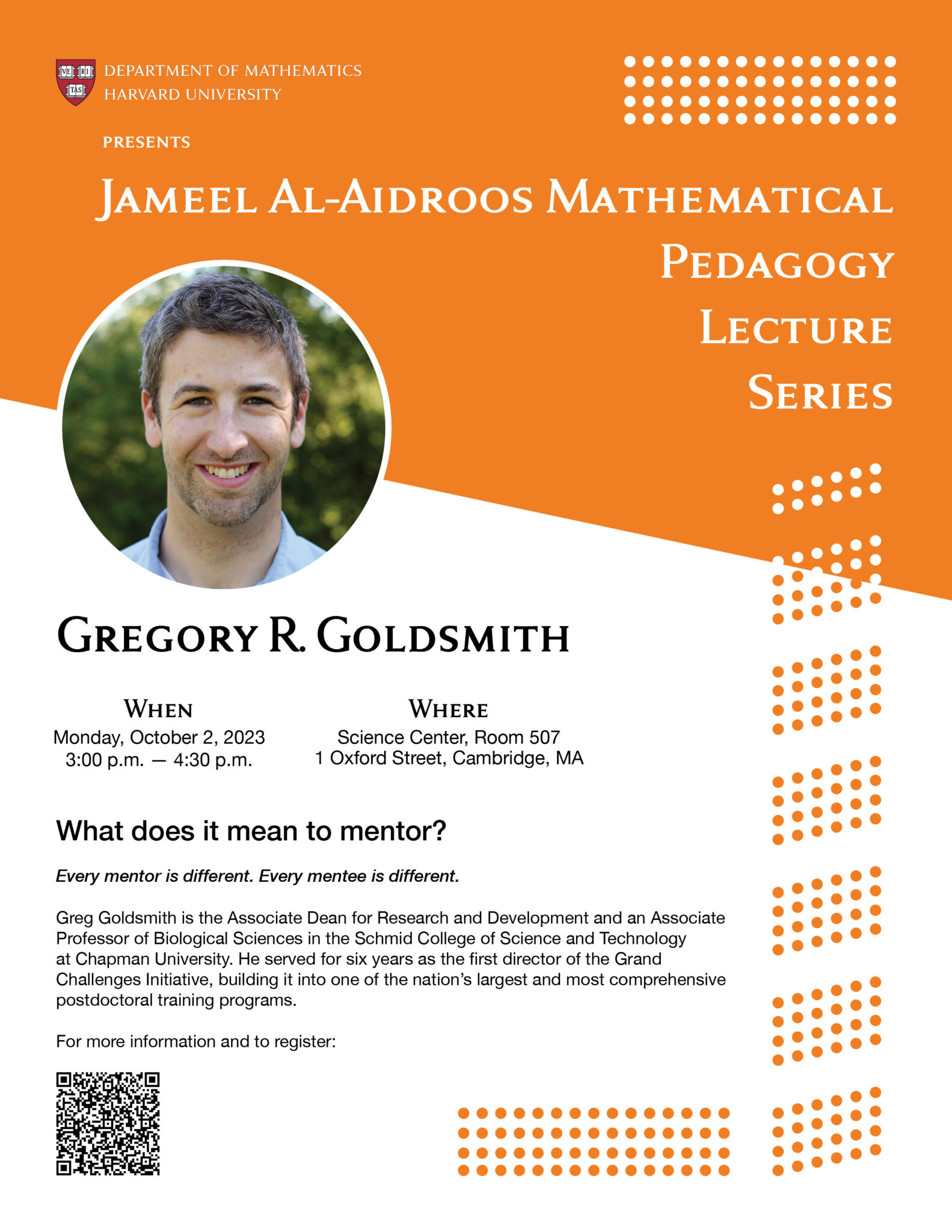 Harvard University Mathematics Department Cambridge MA