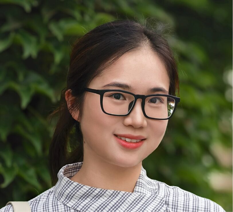 A headshot of Harvard math graduate student Yuqin Kewang.