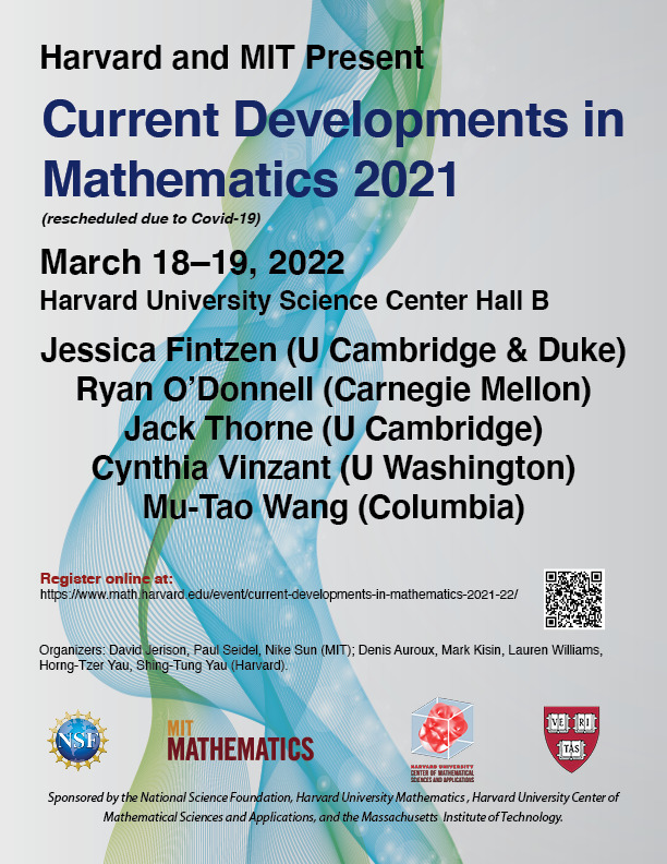 Current Developments in Mathematics 2021-22